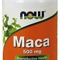 NOW Foods Maca 500 mg - 100 Veg Capsules Pack of 3