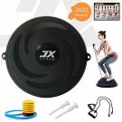 JX FITNESS Balance Half Ball Trainer, Stability Exercise Yoga Half Ball with Res