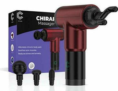 Chirapsia Massager Gun, Deep Tissue Percussion Muscle Massage for Pain Relief, S