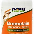 Now Bromelain 500 mg, 200 Veg Capsules - Natural Pineapple, Proteolytic Enzyme S