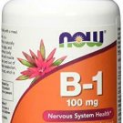NOW Supplements, Vitamin B-1 100 mg, Energy Production*, Nervous System Health*,