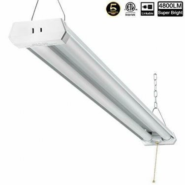 Linkable LED Shop Light for Garage, 42W 5000lm 4FT, 6000-6500K Daylight White, w