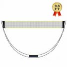 Badminton Net Set Portable Folding Removable Badminton Net with Poles and Stand