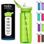 HydroMATE 32 oz Motivational Water Bottle with Time Marker BPA Free Bottle with