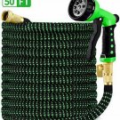 HBlife 50ft Garden Hose, All New 2020 Expandable Water Hose with 3/4" Solid Bras