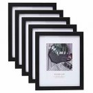 URATOT 5 Pack 8 x 10 Inches Wooden Picture Frame with Mat Photo Frames Set for W