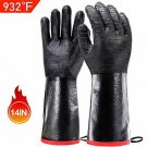 Schwer BBQ Grill Gloves 932℉ Waterproof Grilling Gloves for Turkey Fryer, Baking