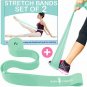 Exercise Stretch Bands for Physical Therapy, Fitness, Gym, Gymnastics, 2 Resista