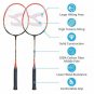 Fostoy Badminton Racquet Badminton Racket Set-Professional Carbon Fiber Badminto