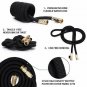 Coxcar Expandable Garden Hose, Multifunctional Hose Nozzle, Super 3/4 inch Solid