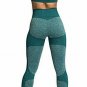 QCHENG Women's Workout Sets 2 Piece Ribbed Seamless Sports Bra and Leggings Set