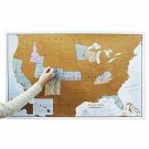 Maps International Scratch Off Map of The US – USA Wall Map – Scratch Off – Deta