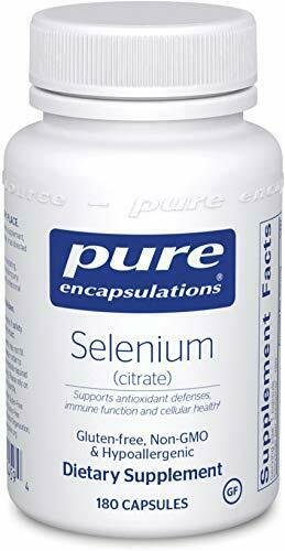 Pure Encapsulations - Selenium (Citrate) - Hypoallergenic Antioxidant Supplement