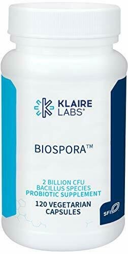 Klaire Labs Biospora Probiotic - Soil-Based (SBO) & Shelf-Stable 2 Billion CFU B