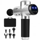 Muscle Massage Gun,TNO Handheld 20 Speeds Deep Tissue Massager, Noise-Cancelling