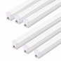 (Pack of 6) LELEJU LED Under Cabinet Lights, 2ft, 1100lm, 6000K, 10W, Led Shop L