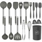 Silicone Cooking Utensil Set, AILUKI Kitchen Utensils 17 Pcs Cooking Utensils Se