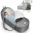 SUNVENO Baby Bed & Baby Lounger, Moses Basket Bassinet Bedside Sleeper Newborn I