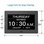 Day Clock Premium Digital Alarm Clock with Extra Large LCD Screen &iuml;&frac14;�Electronic Wa