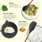 MIBOTE 14PCS Silicone Cooking Kitchen Utensils Set with Holder, Wooden Handles B