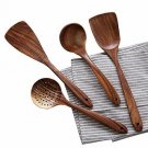 Wooden Cooking Utensils Kitchen Utensil,NAYAHOSE Natural Teak Wood Kitchen Utens
