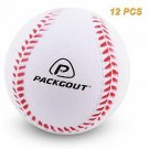 PACKGOUT Soft Baseballs, Foam Baseballs for Kids Teenager Players Training Balls