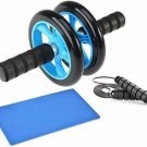 EPROSMIN Ab Wheel Workout Gear Ab Roller - 3 in 1 Fitness Equipment Set Ab Rolle