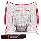 Rukket 7x7 Baseball & Softball Net, Practice Hitting, Pitching, Batting and Catc