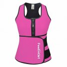 FeelinGirl Neoprene Sauna Suit Tank Top Vest with Adjustable Waist Trimmer Belt