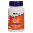 NOW Supplements, Methyl Folate 1,000 mcg, Metabolically Active Folate*, Co-Enzym
