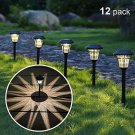 MAGGIFT 12 Pack Solar Pathway Lights Outdoor Solar Garden Lights for Patio, Yard