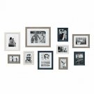 Kate and Laurel Bordeaux Coastal Gallery Wall Kit, Set of 10 with Assorted Size