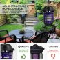 YUNLIGHTS Bug Zapper Light, 40W Portable & Durable Mosquito Killer, UV Protectio