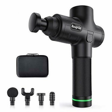 Massage Gun, Deep Tissue Muscle Massager,with 20 Speed Strength Levels 4 Replace