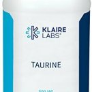Klaire Labs Taurine - 500 Milligrams Crystalline Taurine for Energy & Cardiac Su