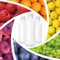 Vumdua 12 OZ Empty PET Plastic Juice Bottles, 36Pcs Square Plastic Bottles, Reus