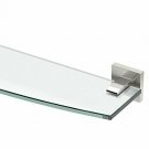 Gatco 4076 Elevate Glass Shelf, Satin Nickel