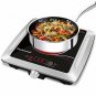 Techwood Hot Plate Electric Stove Single Burner Countertop Infrared Ceramic Cook
