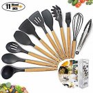 Kitchen Utensil Set Silicone Cooking Utensils 11Piece - Cooking Utensils Set wit