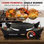 Techwood Hot Plate Electric Single Burner Portable Burner, 1500W with Adjustable