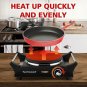 Techwood Hot Plate Electric Single Burner Portable Burner, 1500W with Adjustable