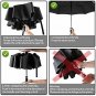 Newdora Windproof Travel Folding Umbrella Golf Umbrella Auto Open Close Button a