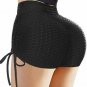 High Waisted Yoga Shorts for Women Drawstring Ruched Hot Pants Workout Gym Loung