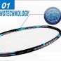 Senston - High Grade 2 Player Graphite Badminton Racket Set - Including 1 Badmin