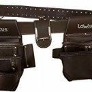 LAUTUS Top Grain Leather Rig Tool Belt/Pouch/Bag, Carpenter, Construction, Frame