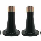 King's Brand Furniture - Plastic Bed Frame Glide Legs to Replace Wheels, Set of