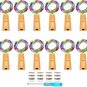 Cooo 12 Lamp Sets Wine Bottle lamp Sets, Cork Light Sets - Multicolor