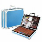 158 Piece Art Set, Artist Sketching Drawing & Painting Set with Aluminium Alloy