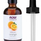 NOW Foods Orange Oil Sweet, 4 Ounce + 1 Glass Dropper