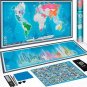 Scratch Off Map of The World + Skyline Art - World Map Poster Travel Gifts - 36x
